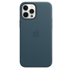 iPhone 12 Pro Max Leather Case with MagSafe Baltic Blue