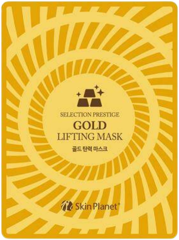 Mijin Skin Planet Маска тканевая для лица с золотом лифтинг-эффект Skin Planet Gold Lifting Mask