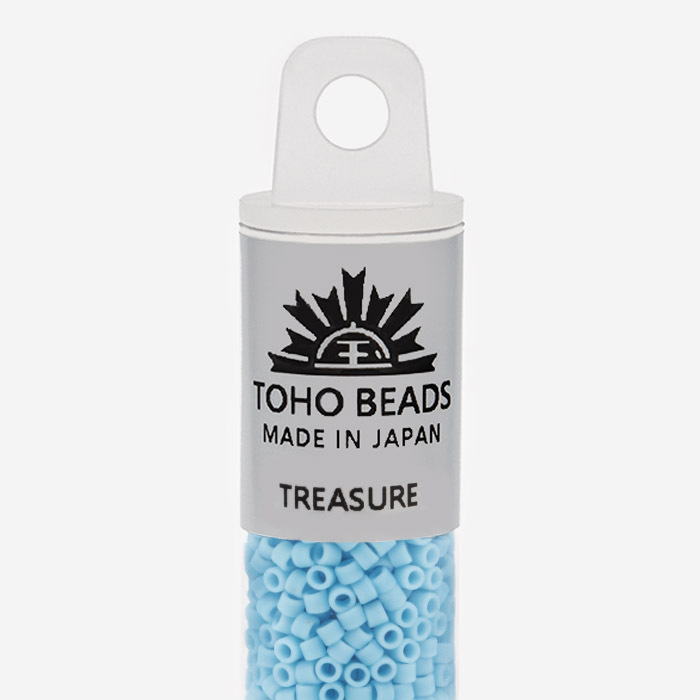 Японский бисер TOHO Treasure (№43F), непрозрачный матовый