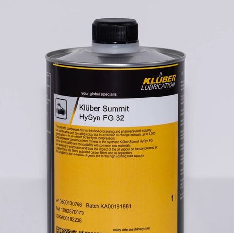 Klubersynth Summit HySyn FG 15 - масло для пищевой и фармацевтической промышленности - 1 л