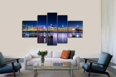 Модульная картина "Ежевичная ночь"