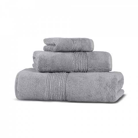 Полотенце 100x150 Hamam Galata Organic dark frost серо-голубой