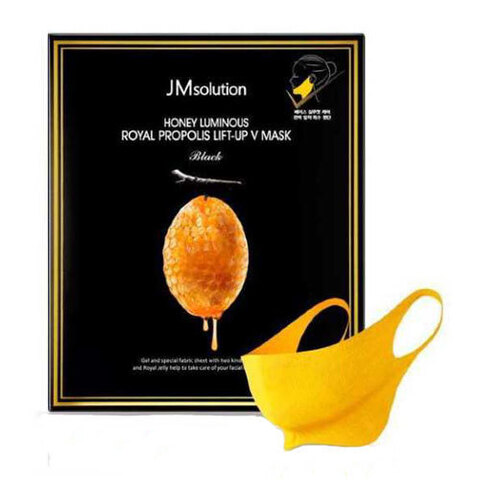 JMsolution Honey Luminous Royal Propolis Lift-Up V Mask - Маска для подтяжки контура лица с прополисом
