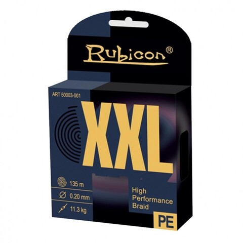 Купить шнур плетеный Rubicon XXL 0,18мм 135м Yellow 450135YL-018