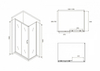 Abber AG30110B-S70B Душевой уголок ABBER Schwarzer Diamant AG30110B-S70B