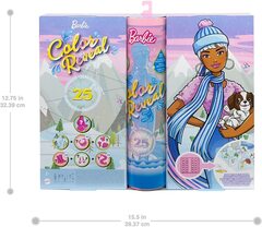Кукла Barbie и 25 сюрпризов Color Reveal Advent Calendar (уцененный товар)