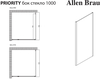 Allen Brau Priority 3.31047.BA Боковая стенка, цвет: серебро браш