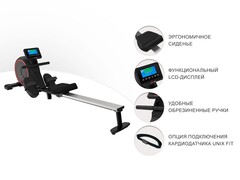 Гребной тренажер UnixFit Techno Rower 410E RMTF410E