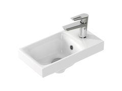 AVK2. Тумба напольная, 1 Дверь, 400, коллекция Амали, с умывальником Como 40, Дуб Крафт Золотой