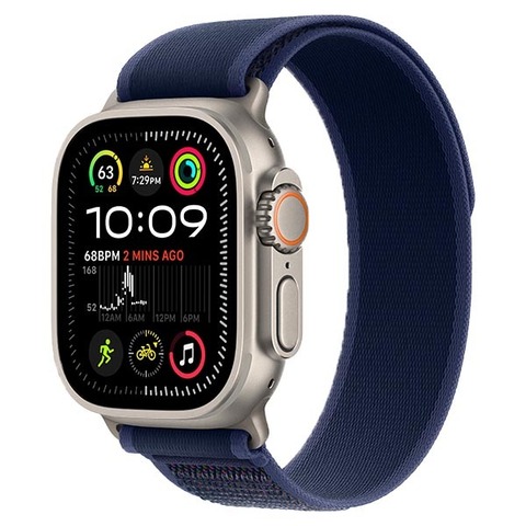 Apple Watch Ultra 2 (2024), GPS + SIM, 49 мм, корпус из титана, ремешок Trail Loop синего цвета