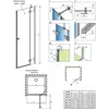 Radaway 10099080-01-01R Essenza Pro DWJ 80 Right хром