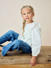 Блуза для девочки Next E32-185, Белый