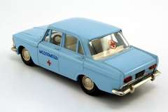 Moskvich-412 Medicaid Ambulance blue Agat Tantal Made in USSR 1:43