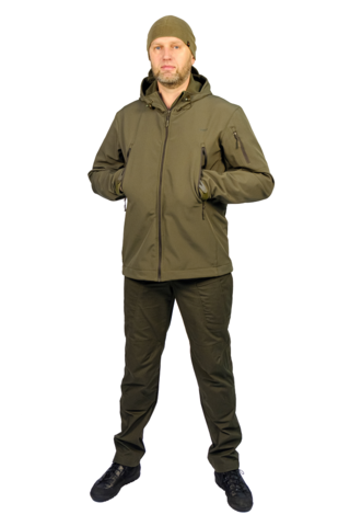 Куртка тактическая СофтШелл SoftShell Jacket Олива (WOLF)