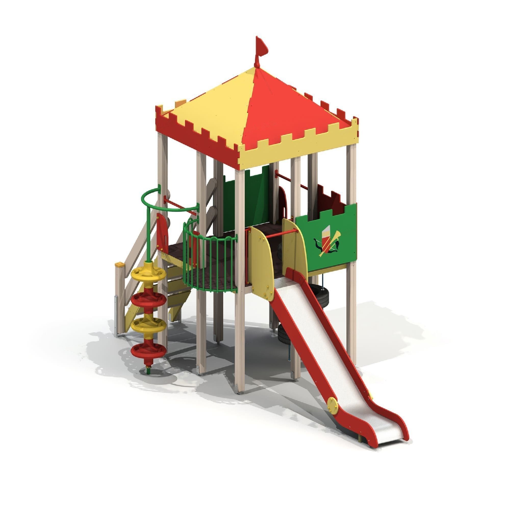 Детский игровой комплекс «Сторожевая башня» 5663 | KMK — Производитель  металлоконструкций, качественно и надежно