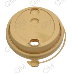 Крышка для стакана 80 мм "Покров. Полимер" с клапаном (крафт) (1000шт/кор)