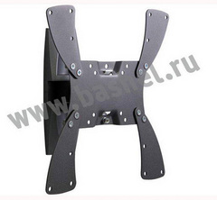 Кронштейн ЖК HOLDER LCDS - 5026, 26-60", 50 кг., наклон 20°, поворот 90°, белый