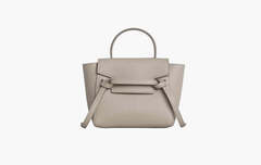 Сумка Celine Pico Grained Calfskin Leather Belt Bag Light Taupe