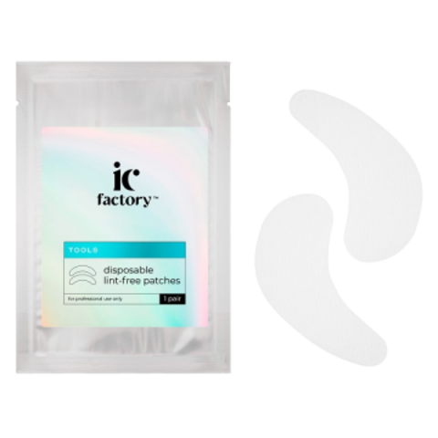 Ic Factory Патчи тканевые  для ресниц (1 пара)