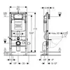 Унитаз с инсталляцией Roca Victoria Rimless 34639300Y+Geberit Duofix 111.300.00.5 безободковый+сиденье ZRU8013900