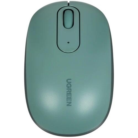 Мышка UGREEN MU105 (90672) 2.4G Wireless Mouse беспроводная, серовато-зеленый