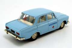 Moskvich-412 Medicaid Ambulance blue Agat Tantal Made in USSR 1:43