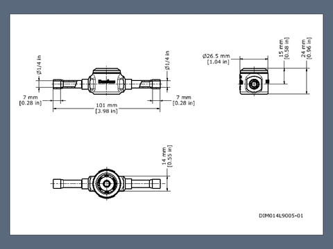 Danfoss 014L0034 Смотровое стекло SGP 6s I