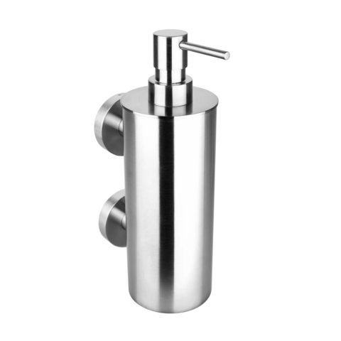 Настенный дозатор для жидкого мыла (большой металлический стакан), 2 держателя Bemeta Neo 104109035