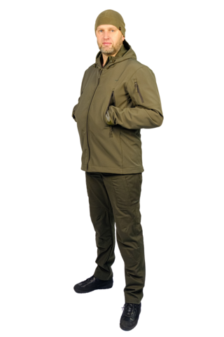 Куртка тактическая СофтШелл SoftShell Jacket Олива (WOLF)