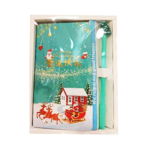 Блокнот подарочный с ручкой Зимний