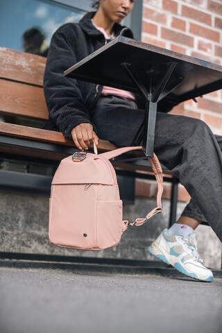 Картинка рюкзак городской Pacsafe Citysafe CX petite розовый ECONYL - 12