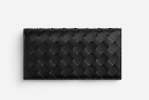 Бумажник Bottega Veneta черный