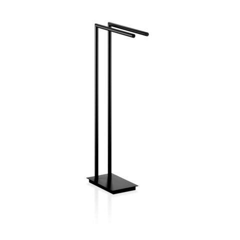 Decor Walther 0504860 Decor Walther Straight 2 Полотенцедержатель двойной 38xh80см, напольный, цвет: черный матовый