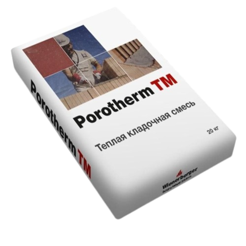 Теплый кладочный раствор Porotherm TM,М50