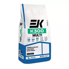 Универсальная гипсовая шпатлевка ЕК К300 (3кг)
