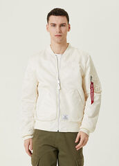 Бомбер Alpha Industries L-2B Blood Chit Gen II Off White (Белый)
