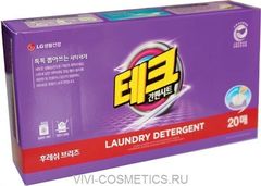 Порошок- салфетка для стирки белья (алоэ, пальмовое дерево) 2 в 1 | LG (400g)