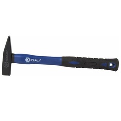 Молоток слесарный КОБАЛЬТ 300 гр., фибергласовая рукоятка, резиновая защита рукотяки (240-799)
