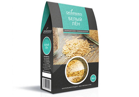 Белый лен Polezzno, 300г