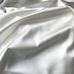 Шелк атласный с эластаном айвори 1106