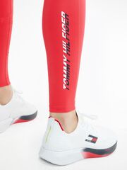 Леггинсы Tommy Hilfiger RW Split Graphic Legging - pink splendor