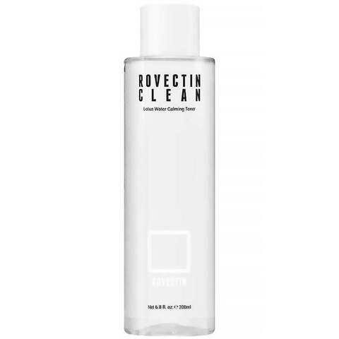 Rovectin Clean Lotus Water Calming Toner увлажняющий тонер на основе 7 видов гиалуроновой кислоты и экстракта лотоса