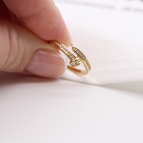 Кольцо PIN gold