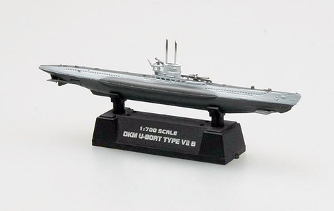 Модель Подводная лодка U7B масштаб 1:700 ВМФ Германии