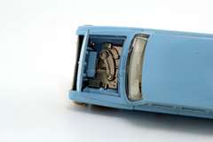 Moskvich-412 Medicaid Ambulance blue Agat Tantal Made in USSR 1:43