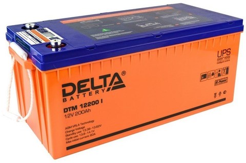 Аккумуляторная батарея Delta DTM 12200 I