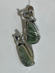 Арника (серьги  из серебра)