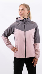 Премиальная непромокаемая куртка Noname Camp Jacket 23 wos grey/pink женская