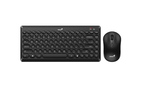 Клавиатура Genius Комплект Клавиатура + Мышь Luxemate Q8000 2.4G, Радиус действия до 10 м, Батарейки в комплекте, Рус/Англ, - купить в компании MAKtorg