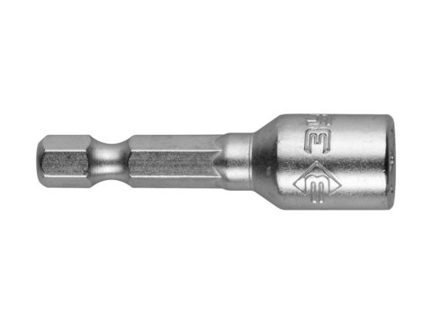 ЗУБР 2 шт, 7х45 мм, Магнитные биты с торцовой головкой (26392-07-02)